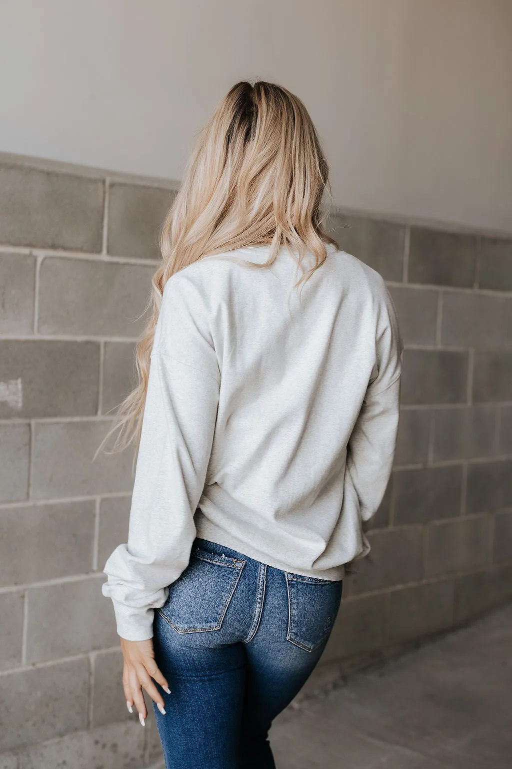 Ampersand Ave Ladies Holly Jolly University Pullover