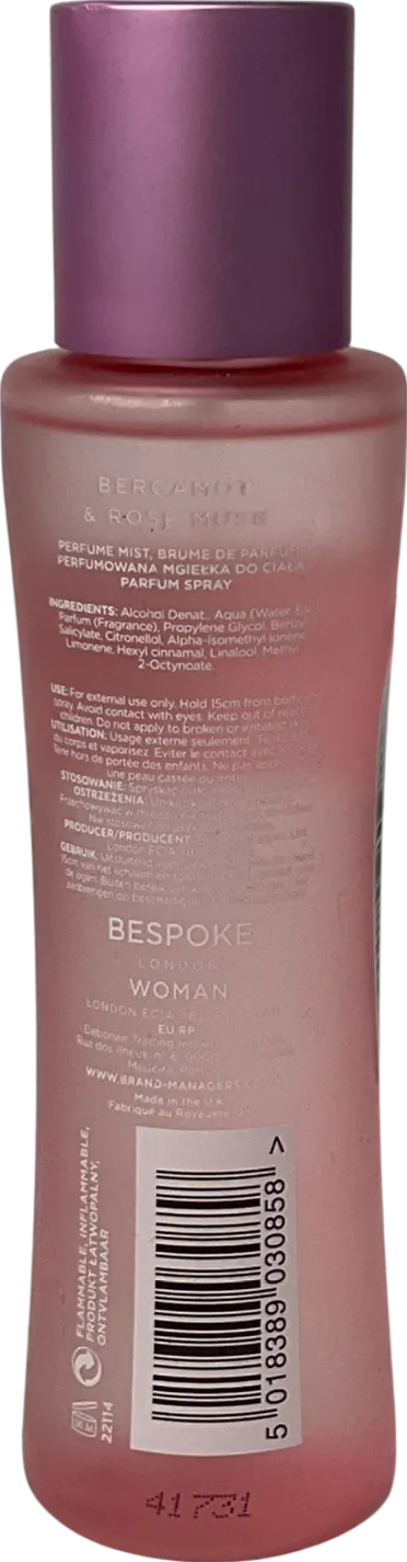 bespoke Body Mist Bergamot 140ml