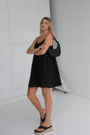 EVERLY MINI DRESS - BLACK