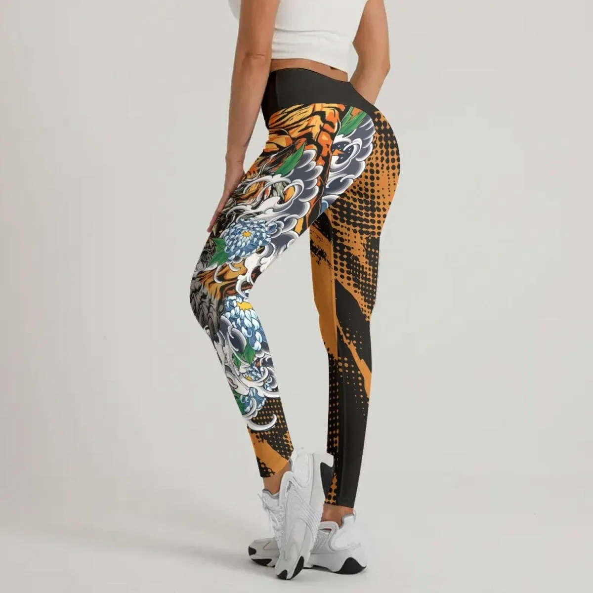 Flower Tiger Leggings
