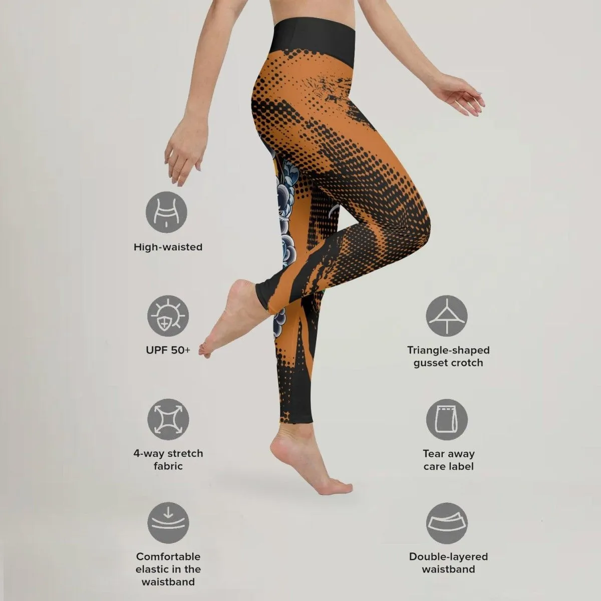 Flower Tiger Leggings