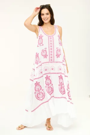 Frances Dress - Barely Pink