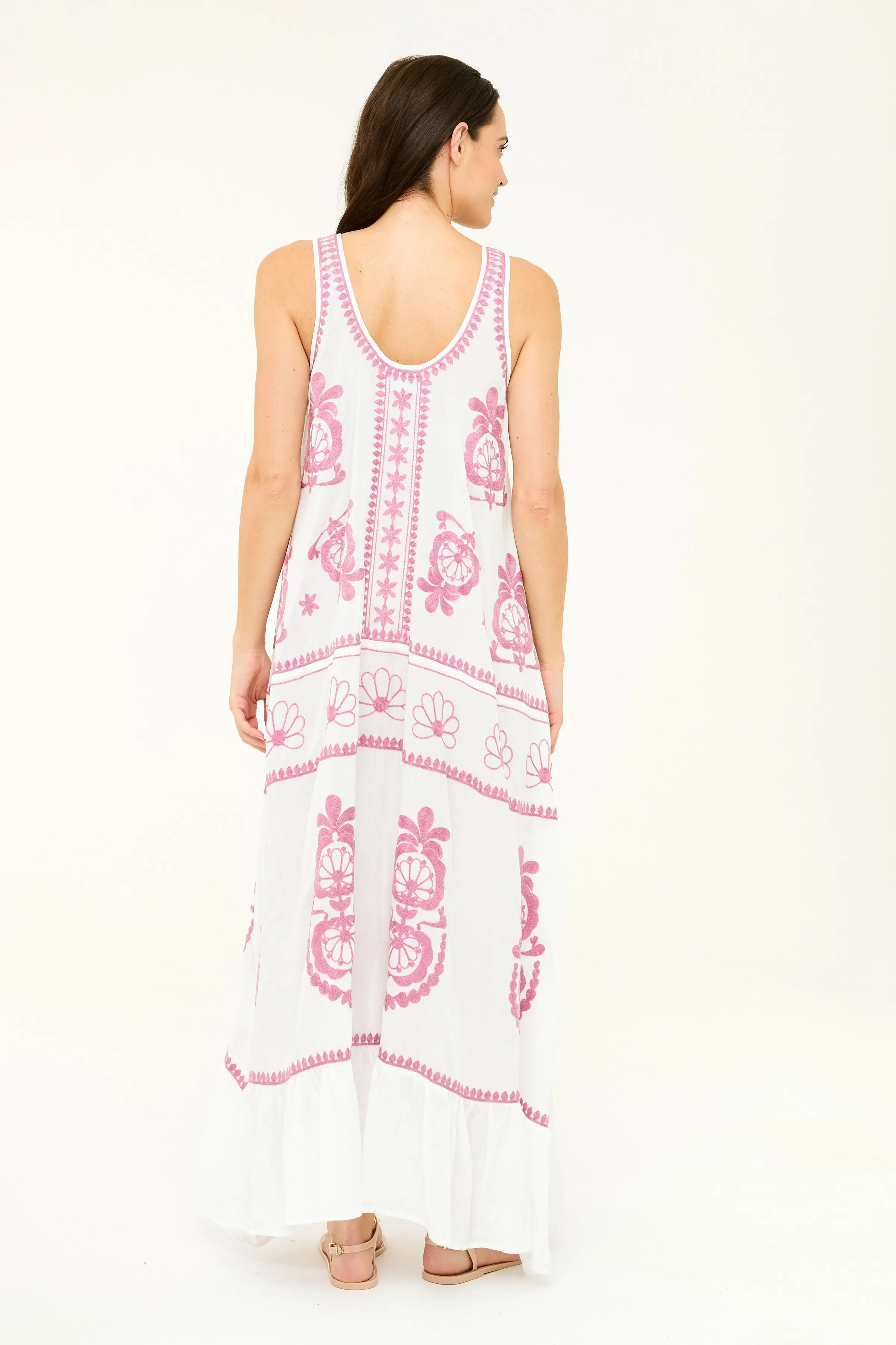 Frances Dress - Barely Pink