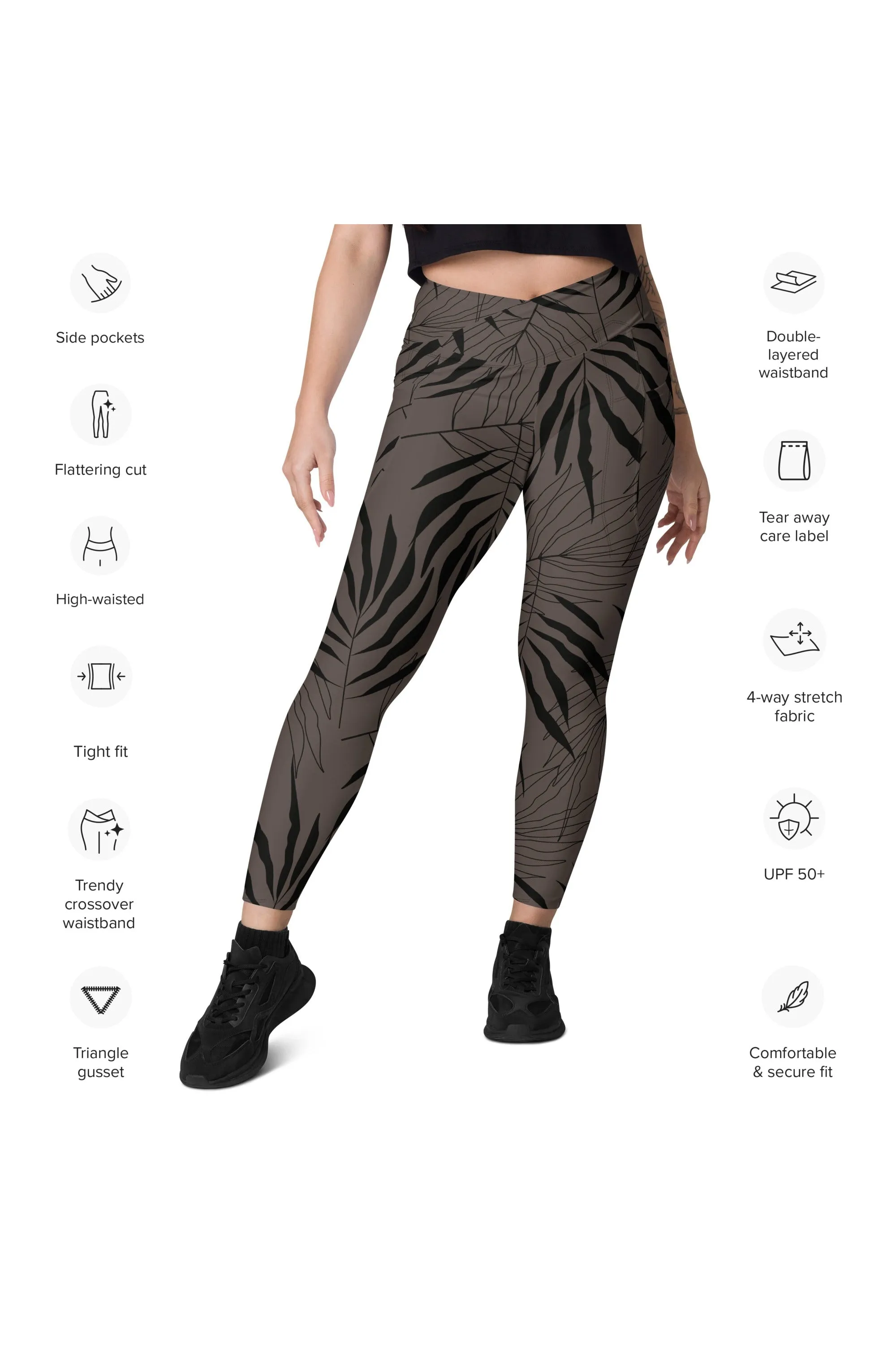 'kupu Crossover Pocket Leggings