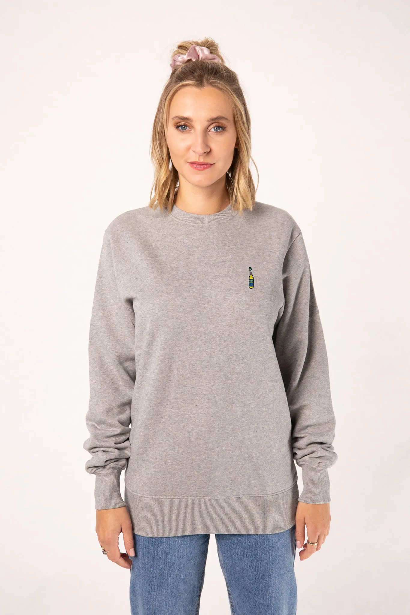 Mate Spritz | Bestickter Bio-Baumwoll Frauen Pullover