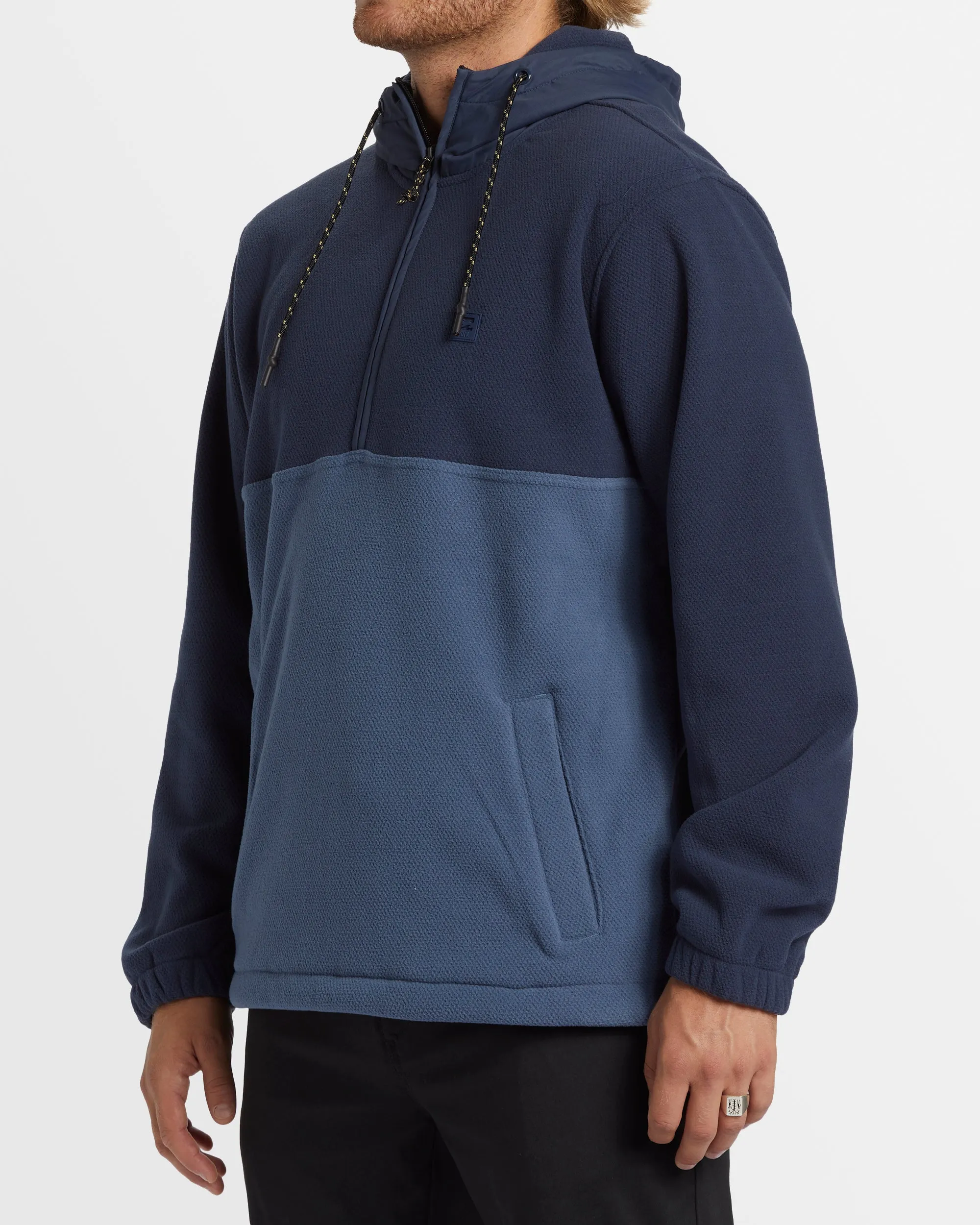 Mens A/Div Boundary Hooded Half-Zip Pullover