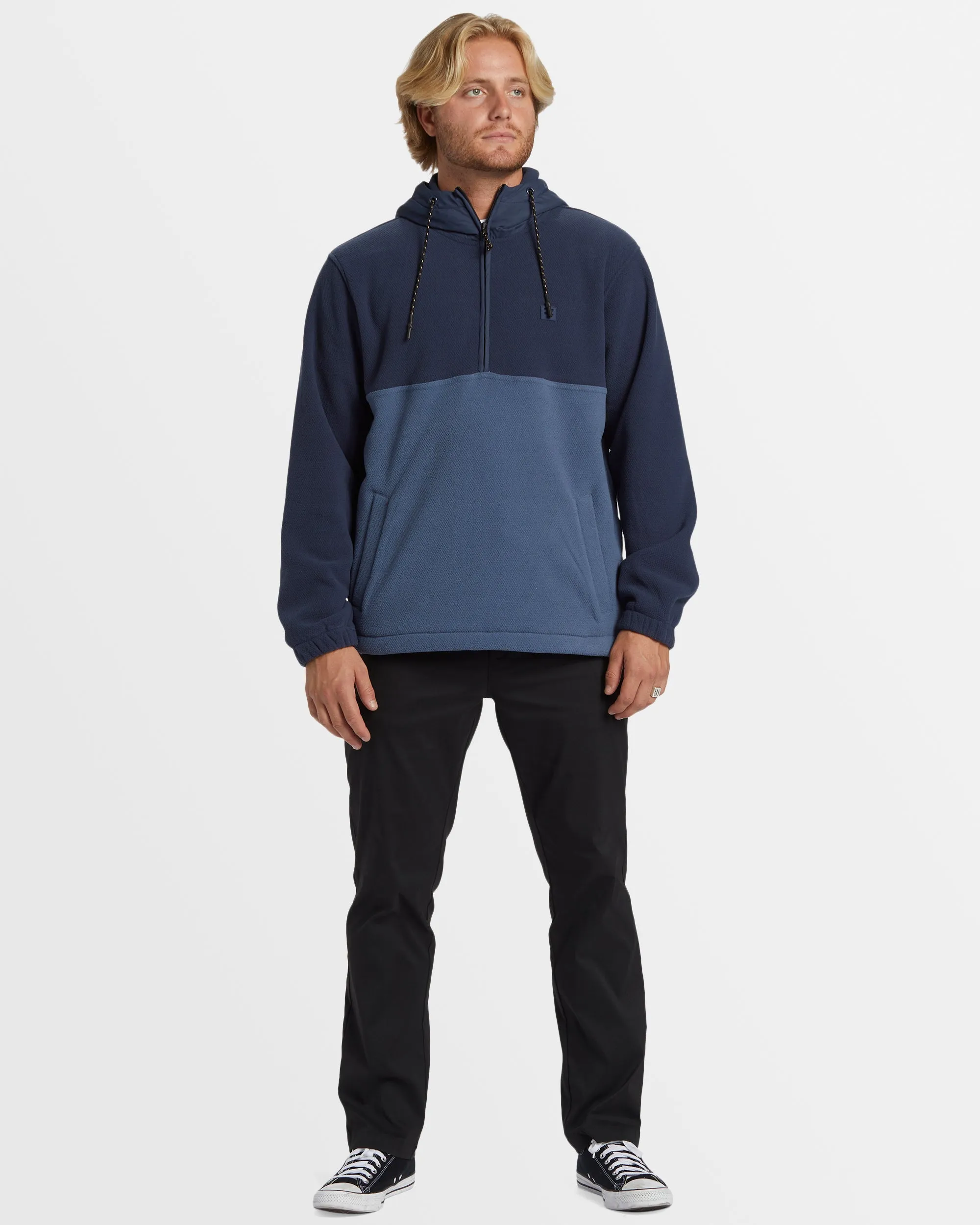 Mens A/Div Boundary Hooded Half-Zip Pullover