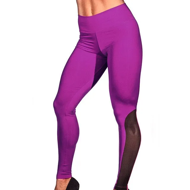 NORMOV Push Up Mesh Leggings Women