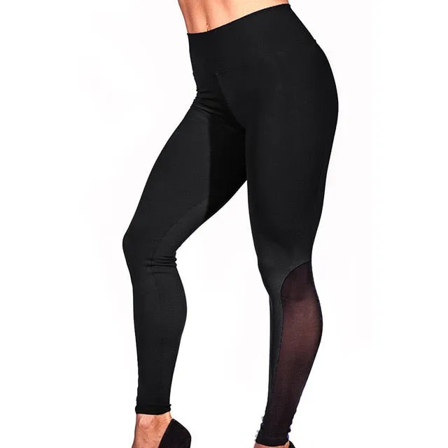NORMOV Push Up Mesh Leggings Women
