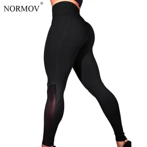 NORMOV Push Up Mesh Leggings Women
