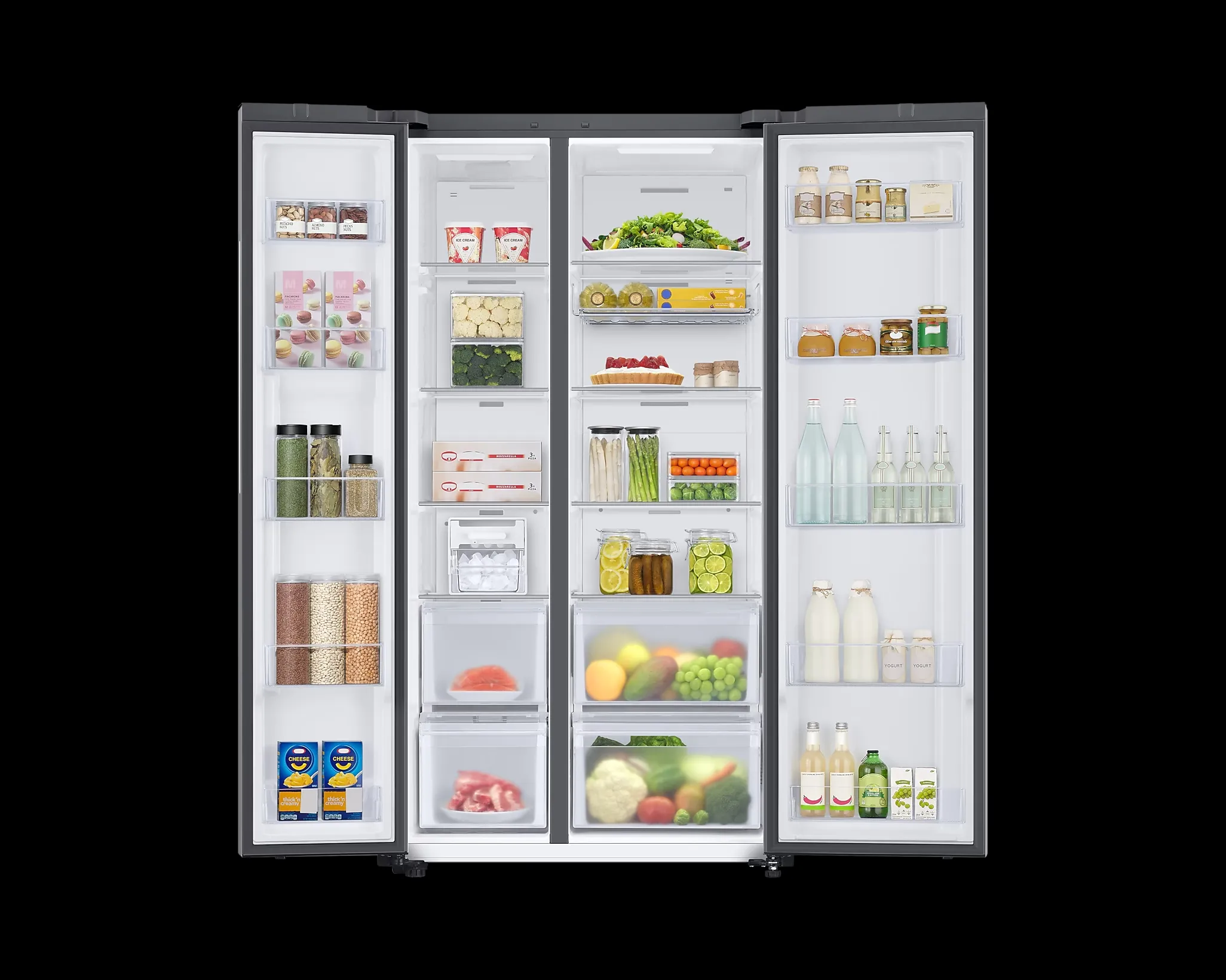 Samsung RS76CB81A341HL 653L BESPOKE Convertible 5in1 Side by Side Refrigerator