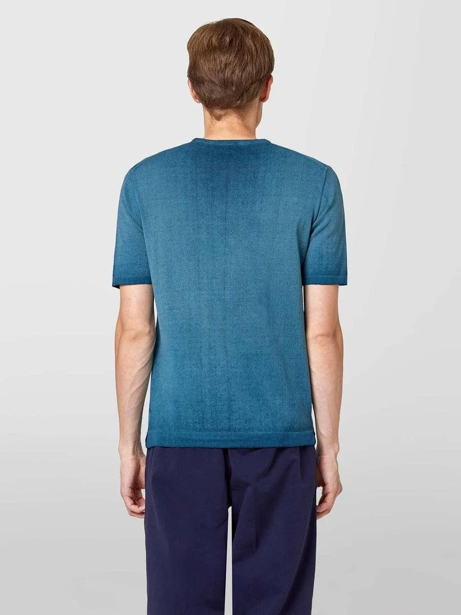 T-shirt in cotone cold dye