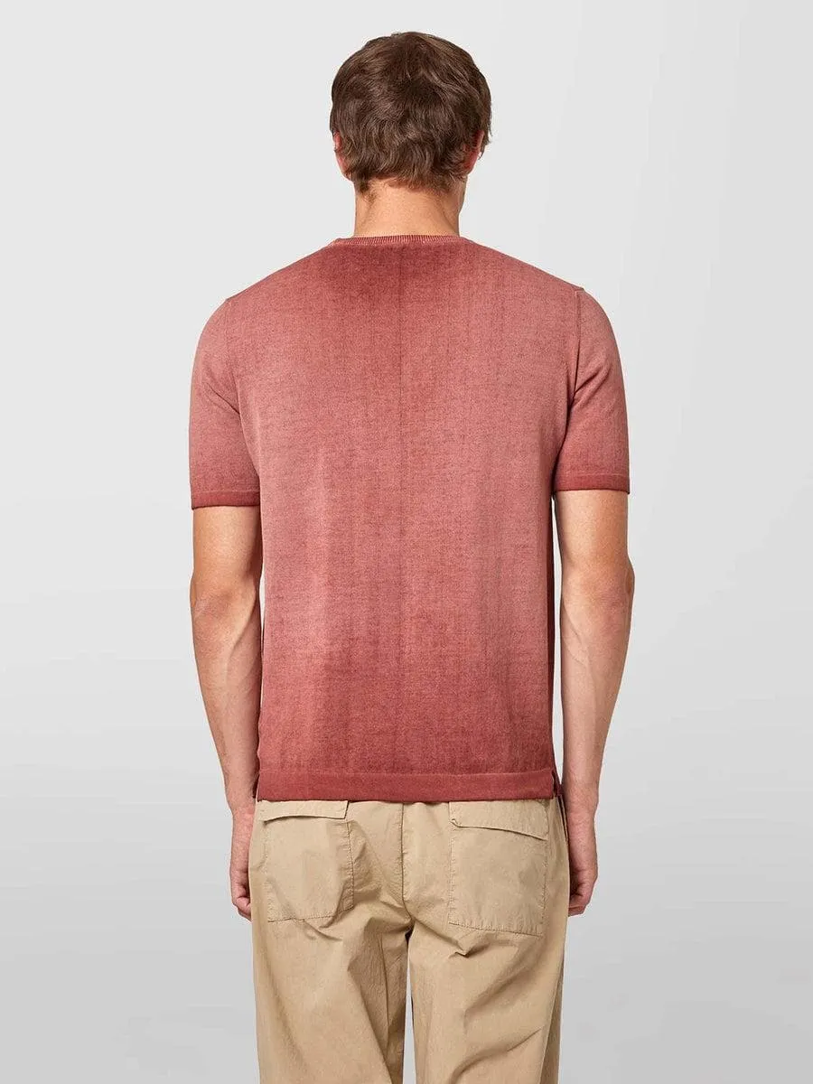 T-shirt in cotone cold dye
