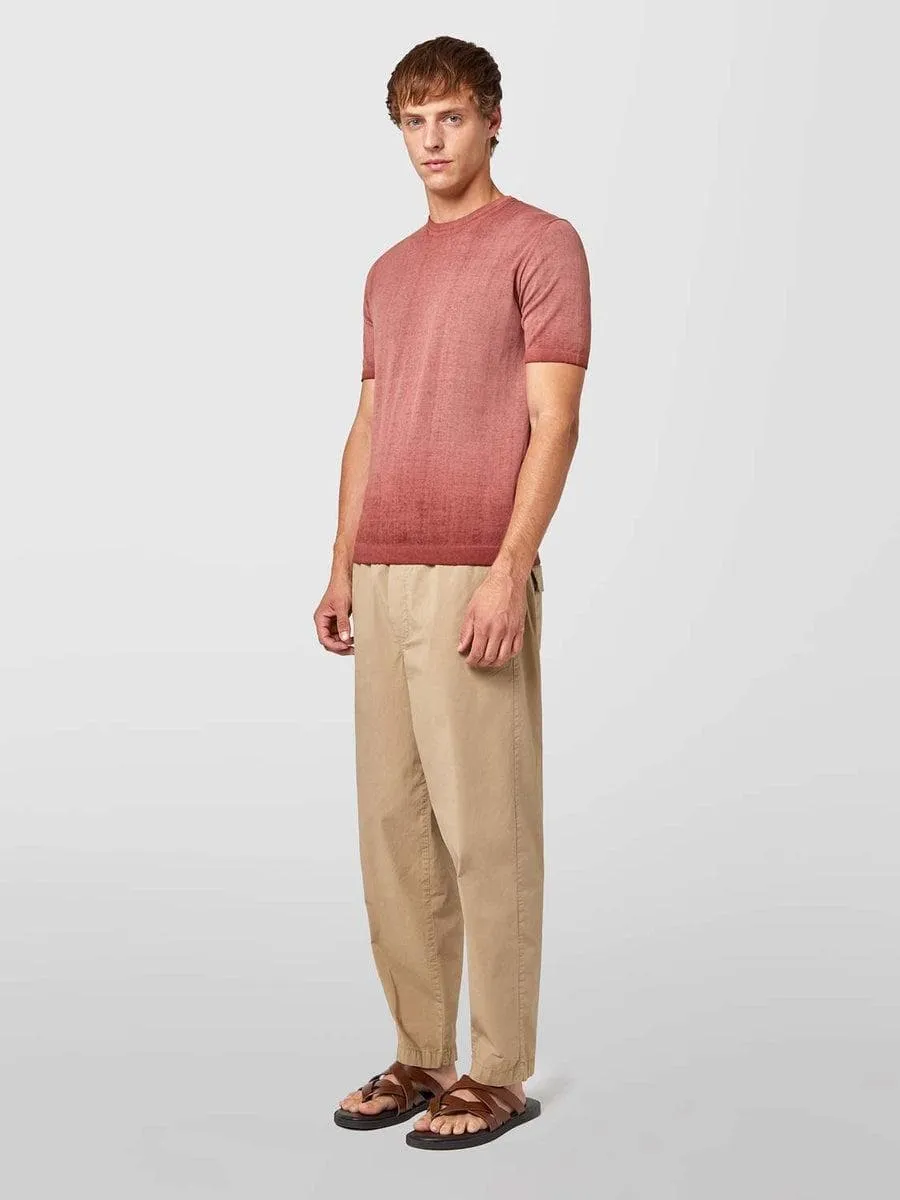 T-shirt in cotone cold dye