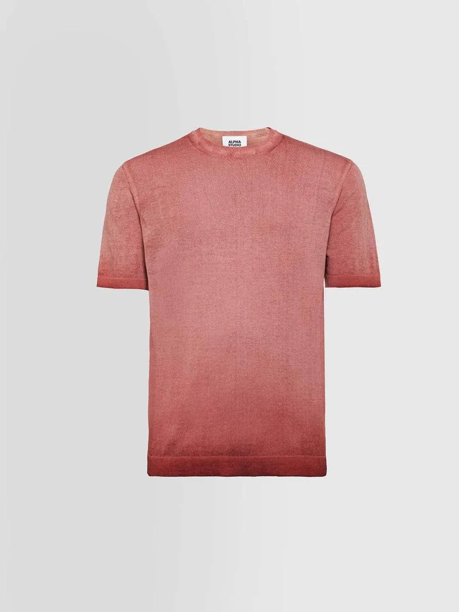 T-shirt in cotone cold dye