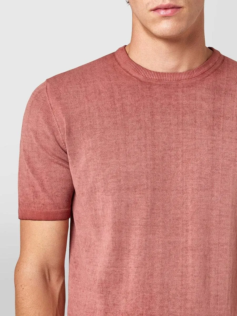 T-shirt in cotone cold dye