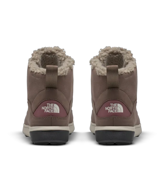 THE NORTH FACE Womens' Sierra Mid Lace Waterproof Boots in Deep Taupe/Wild Ginger