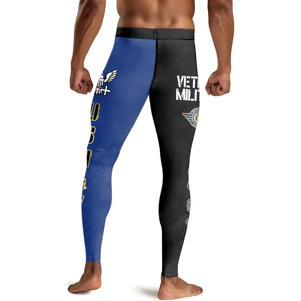 Veteran Military USNAVY Men's Compression Leggings