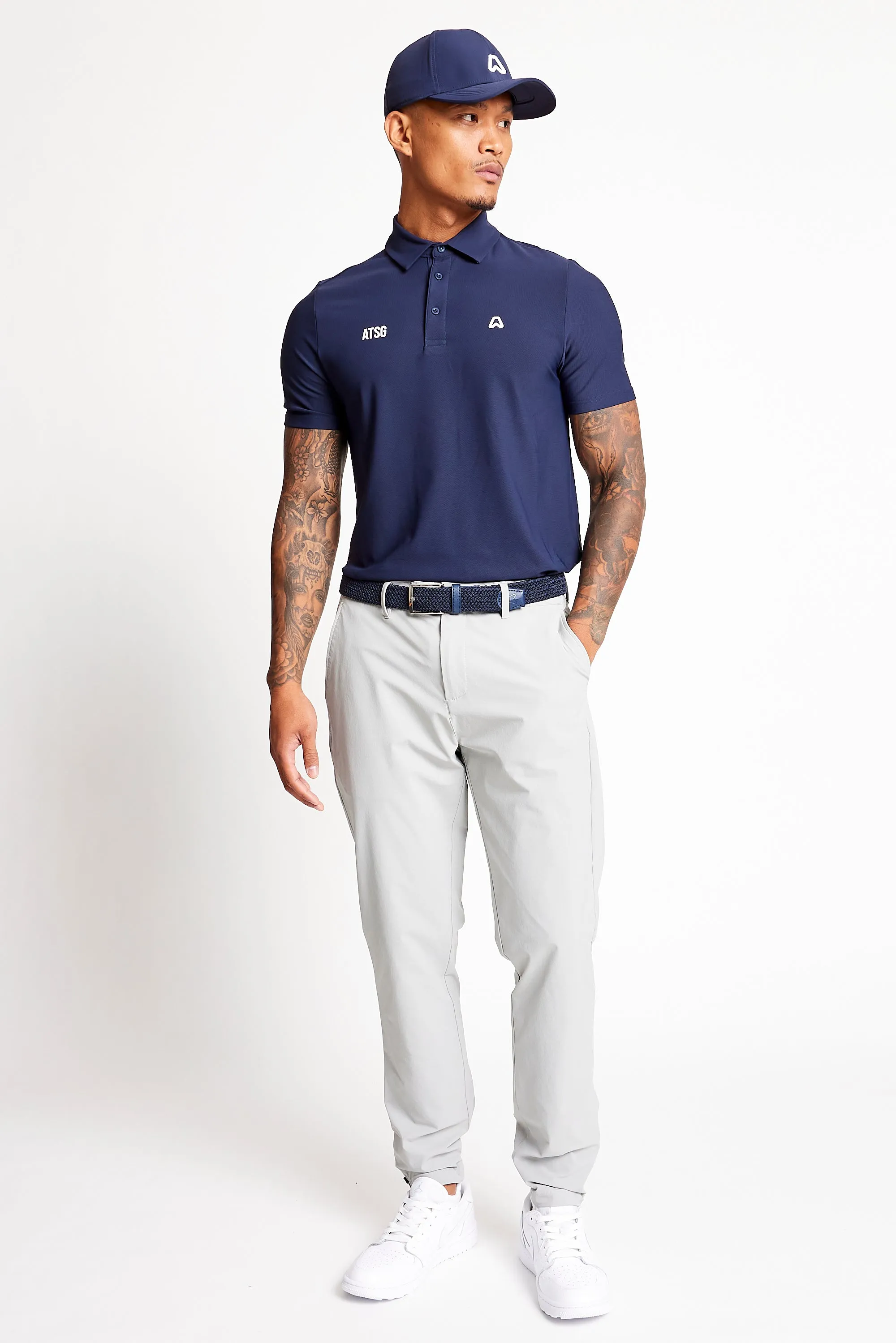 Webbed Belt  - Ace Navy