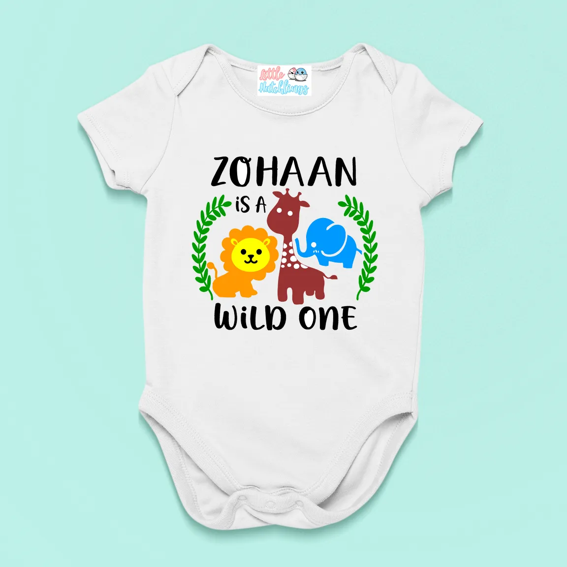 Wild Theme First Birthday Onesie / Tshirt