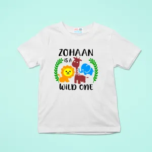 Wild Theme First Birthday Onesie / Tshirt