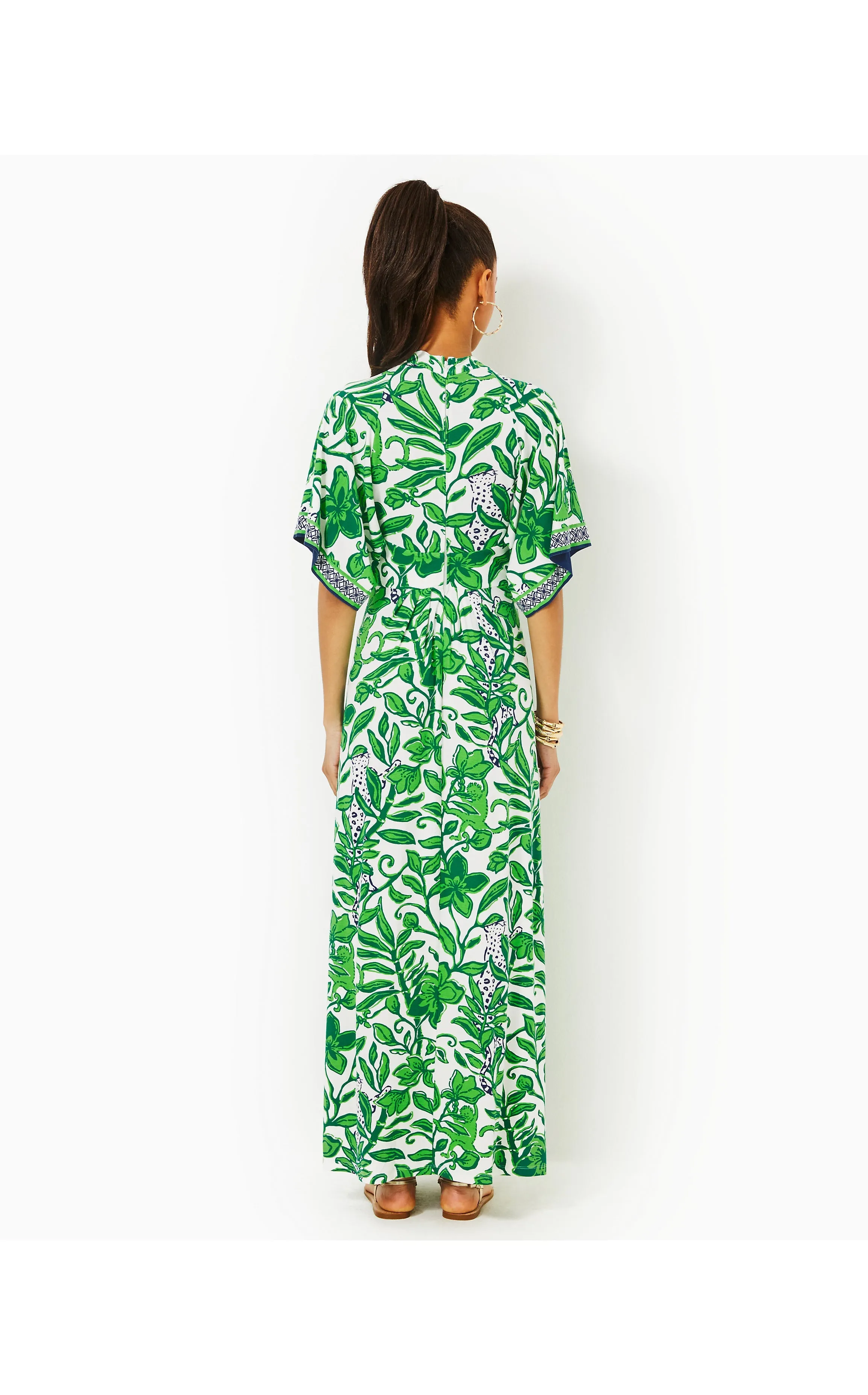 Wisteria V-Neck Maxi Dress Escape Plan