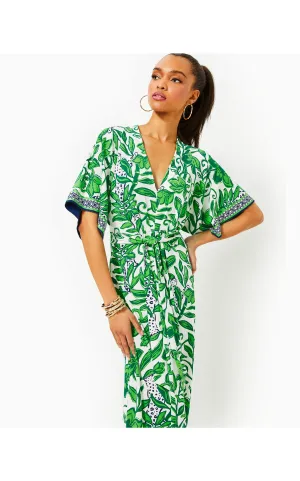 Wisteria V-Neck Maxi Dress Escape Plan