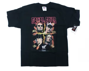 WWF 'FATAL 4' VINTAGE T-SHIRT SMALL